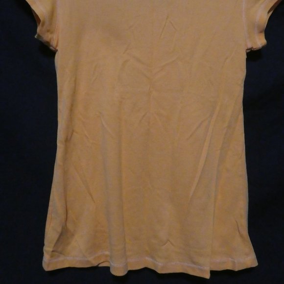 OLD NAVY | large | Orange Short Sleeve Shirt | Partial Button Front | BNWOT - Picture 11 of 11